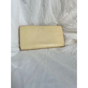 Celine Paris Leather‎ Zip Around long Wallet Clutch Card Holder